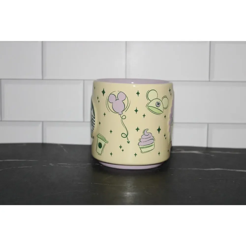 Disney Parks Starbucks 2026 Summertime Castle Matcha Lavender Mug NEW 14oz